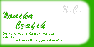 monika czafik business card